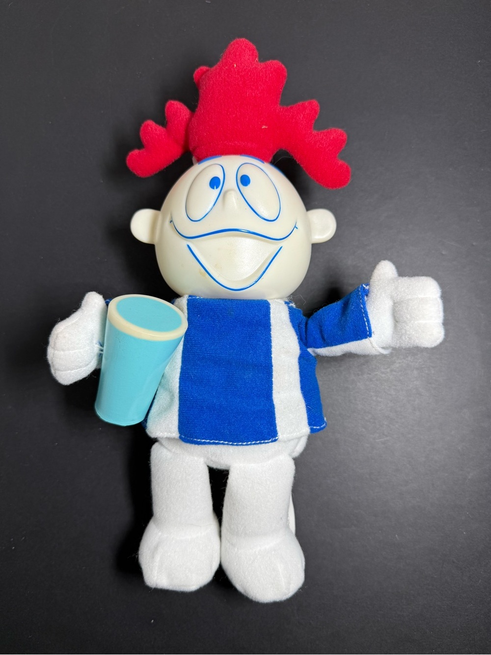 Vintage 1997 Hawaiian Punch Talking "Punchy" Plush Mascot Doll 10" WORKS